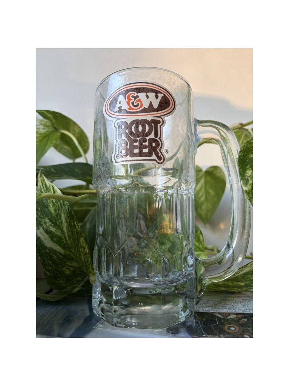 Rare Vintage 1980s Large A&W Heavyweight Mug/Stein - 20oz - Picture 2 of 8